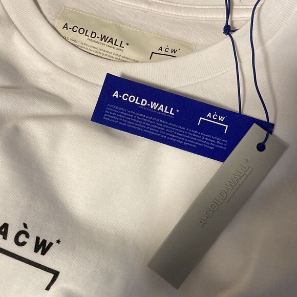 NWT - A-Cold-Wall* Essential Logo Tee sz XL MSRP $210 - Picture 10 of 10